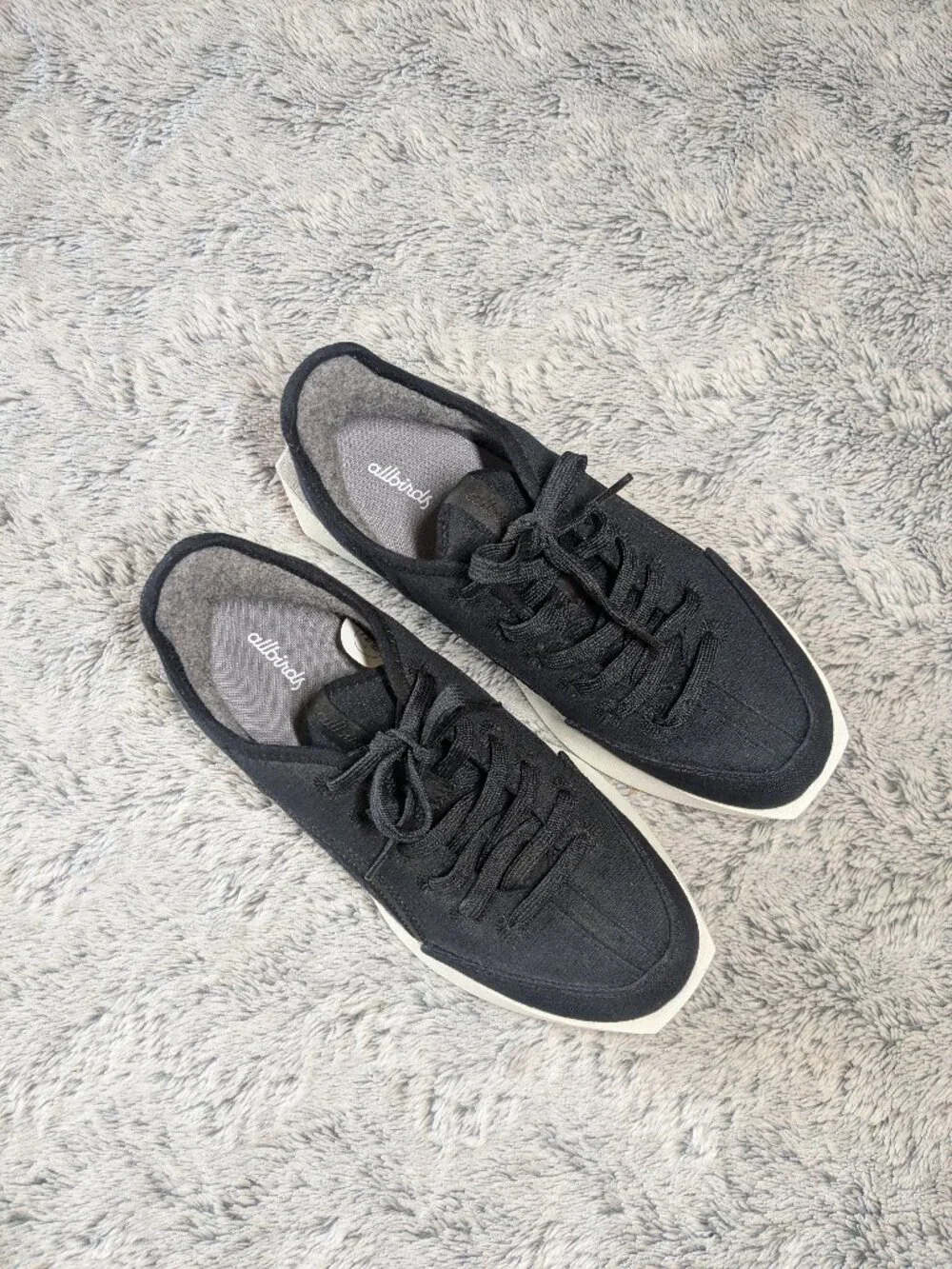 NEW Allbirds Black Risers Sneakers Men's Size 9